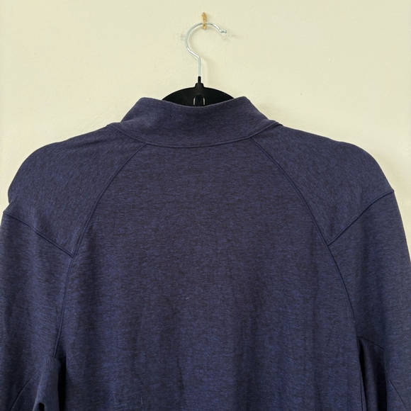 Lululemon Surge Warm 1/2 Zip Heathered Cerulean Blue Sz S EUC - Picture 7 of 9